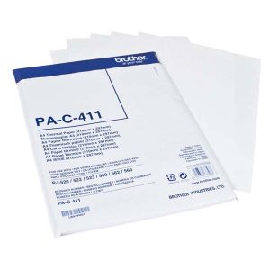 Brother Thermal Paper, PAC411, termo papier, biely, A4, 100 ks, termosublimačná