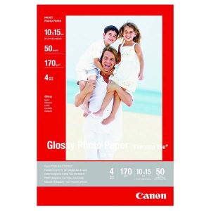 Canon Photo paper glossy, GP-501, foto papier, lesklý, 0775B005, biely, 10x15cm, 4x6", 210 g/m2, 10 ks, atramentový