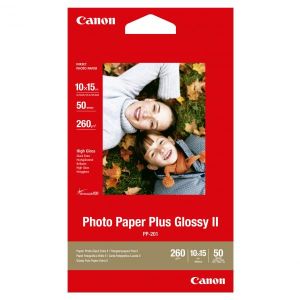Canon Photo Paper Plus Glossy, PP-201 4x6, foto papier, lesklý, 2311B003, biely, 10x15cm, 4x6", 265 g/m2, 50 ks, atramentový