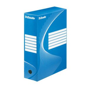 Archívny box A4 / 100 mm, kartón, ESSELTE "Standard", modrý
