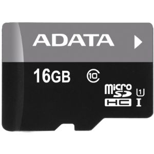 Adata/micro SDHC/16GB/UHS-I U1 / Class 10/+ Adaptér AUSDH16GUICL10-RA1