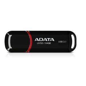 ADATA UV150/64GB/USB 3.1/USB-A/Čierna AUV150-64G-RBK