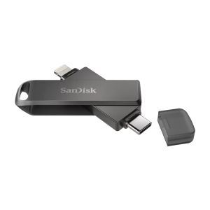 SanDisk iXpand Flash Drive Luxe/256GB/USB 3.0/Lightning + USB-A/Sivá SDIX70N-256G-GN6NE