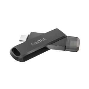 SanDisk iXpand Flash Drive Luxe/256GB/USB 3.0/Lightning + USB-A/Sivá SDIX70N-256G-GN6NE