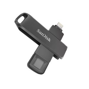 SanDisk iXpand Flash Drive Luxe/256GB/USB 3.0/Lightning + USB-A/Sivá SDIX70N-256G-GN6NE