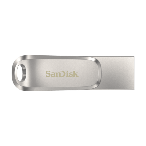 SanDisk Ultra Dual Drive Luxe/64GB/USB 3.1/USB-A + USB-C/Strieborná SDDDC4-064G-G46