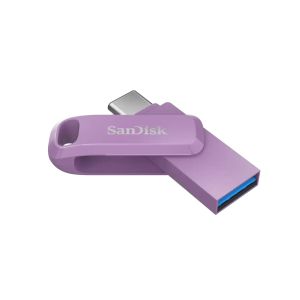 SanDisk Ultra Dual Drive Go/64 GB/USB 3.2/USB-A + USB-C/Fialová SDDDC3-064G-G46L