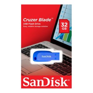 SanDisk Cruzer Blade/32GB/USB 2.0/USB-A/Modrá SDCZ50C-032G-B35BE