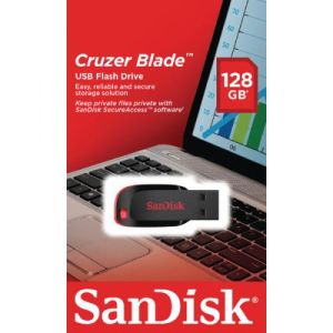 SanDisk Cruzer Blade/128GB/USB 2.0/USB-A/Čierna SDCZ50-128G-B35