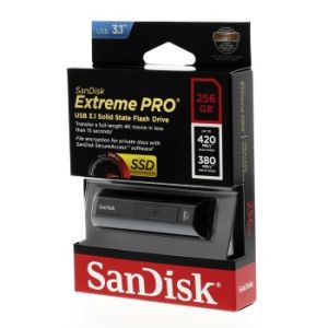 SanDisk Extreme PRO/256GB/USB 3.1/USB-A/Čierna SDCZ880-256G-G46