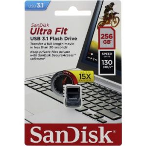 SanDisk Ultra Fit/256GB/USB 3.1/USB-A/Čierna SDCZ430-256G-G46