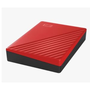 WD My Passport/4TB/HDD/Externý/2.5"/Červená/3R WDBPKJ0040BRD-WESN