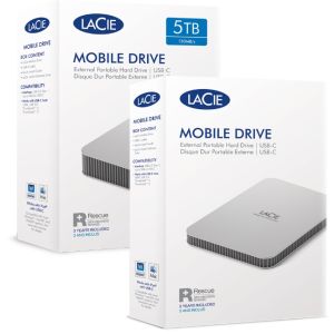 LaCie Mobile/5TB/HDD/Externý/2.5"/SATA/Šedá/3R STLR5000400