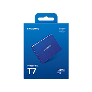 Samsung T7/1TB/SSD/Externý/2.5"/Modrá/3R MU-PC1T0H/WW