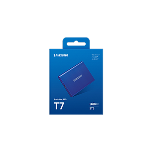 Samsung T7/2TB/SSD/Externý/2.5"/Modrá/3R MU-PC2T0H/WW