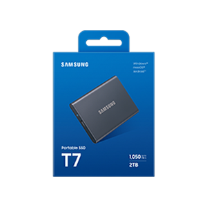 Samsung T7/2TB/SSD/Externý/2.5"/Strieborná/3R MU-PC2T0T/WW