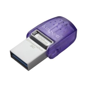 Kingston DataTraveler MicroDuo 3C/128GB/USB 3.2/USB-A + USB-C/Fialová DTDUO3CG3/128GB