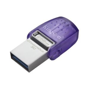 Kingston DataTraveler MicroDuo 3C/256GB/USB 3.2/USB-A + USB-C/Fialová DTDUO3CG3/256GB