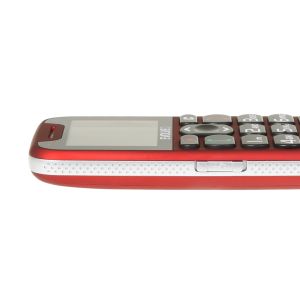 EVOLVEO EasyPhone, mobilný telefón pre seniorov s nabíjacím stojanom (červená farba) EP-500-RED