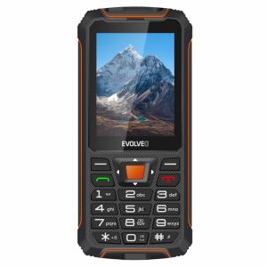 EVOLVEO StrongPhone Z6, vodotesný odolný Dual SIM telefón, černo-oranžová SGP-Z6-BO