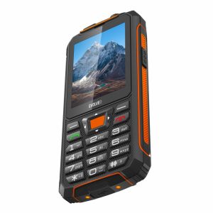 EVOLVEO StrongPhone Z6, vodotesný odolný Dual SIM telefón, černo-oranžová SGP-Z6-BO