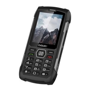 EVOLVEO StrongPhone H1, vodotesný odolný Dual SIM telefón, čierna-šedá SGP-H1-BG