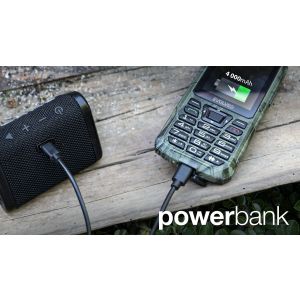 EVOLVEO StrongPhone Z6, vodotesný odolný Dual SIM telefón, lovecká kamufláž SGP-Z6-HNT