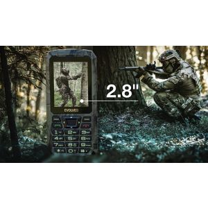 EVOLVEO StrongPhone Z6, vodotesný odolný Dual SIM telefón, lovecká kamufláž SGP-Z6-HNT