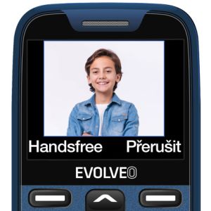 EVOLVEO EasyPhone XR, mobilný telefón pre seniorov s nabíjacím stojanom, modrá EP-601-XR-BL