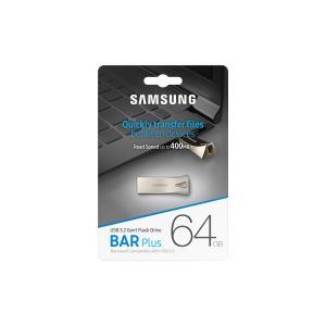 Samsung BAR Plus/64GB/USB 3.2/USB-A/Champagne Silver MUF-64BE3/APC