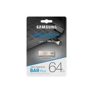 Samsung BAR Plus/64GB/USB 3.2/USB-A/Champagne Silver MUF-64BE3/APC