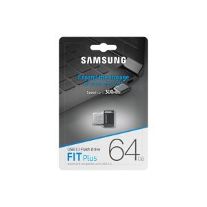 Samsung FIT Plus/64GB/USB 3.2/USB-A/Titan Gray MUF-64AB/APC