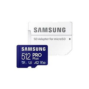 Samsung/micro SDXC/512GB/Class 10/+ Adaptér/Modrá MB-MD512SA/EU