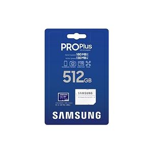 Samsung/micro SDXC/512GB/Class 10/+ Adaptér/Modrá MB-MD512SA/EU