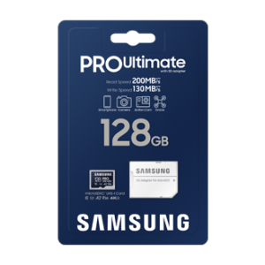 Samsung PRO Ultimate/micro SDXC/128GB/UHS-I U3 / Class 10/+ Adaptér/Modrá MB-MY128SA/WW