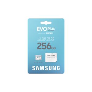 Samsung EVO Plus/micro SDXC/256GB/UHS-I U3 / Class 10/+ Adaptér/Biela MB-MC256SA/EU