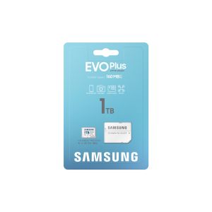 Samsung EVO Plus/micro SDXC/1TB/UHS-I U3 / Class 10/+ Adaptér/Biela MB-MC1T0SA/EU