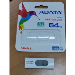 ADATA UV220/64GB/USB 2.0/USB-A/Biela AUV220-64G-RWHGY