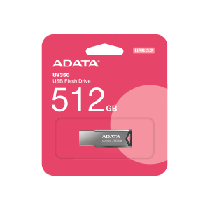 ADATA UV350/512GB/USB 3.2/USB-A/Strieborná AUV350-512G-RBK