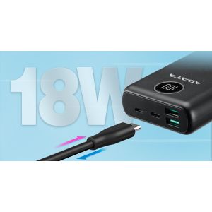 ADATA P20000QCD Power Bank 20000mAh čierna AP20000QCD-DGT-CBK