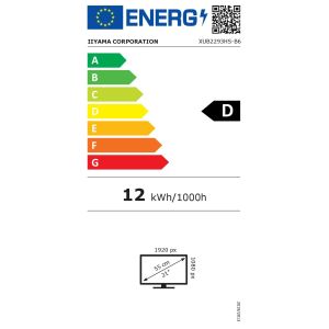 iiyama ProLite/XUB2293HS-B6/21,5"/IPS/FHD/100Hz/1ms/Black/3R XUB2293HS-B6