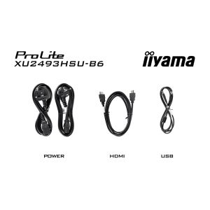 iiyama ProLite/XU2493HSU-B6/23,8"/IPS/FHD/100Hz/1ms/Black/3R XU2493HSU-B6