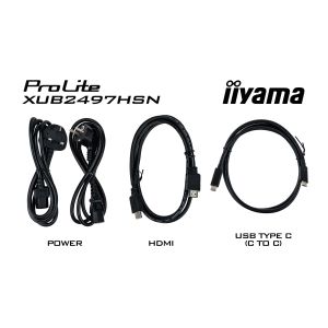 iiyama ProLite/XUB2497HSN-W1/23,8"/IPS/FHD/100Hz/1ms/White/3R XUB2497HSN-W1