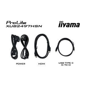 iiyama ProLite/XUB2497HSN-B2/23,8"/IPS/FHD/100Hz/1ms/Black/3R XUB2497HSN-B2