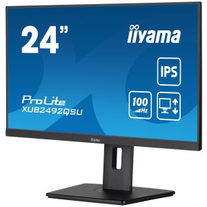 iiyama ProLite/XUB2492QSU-B1/23,8"/IPS/QHD/100Hz/0,5ms/Black/3R XUB2492QSU-B1