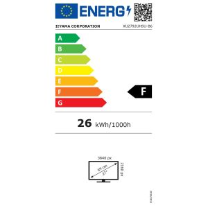 iiyama ProLite/XU2792UHSU-B6/27"/IPS/4K UHD/60Hz/4ms/Black/3R XU2792UHSU-B6