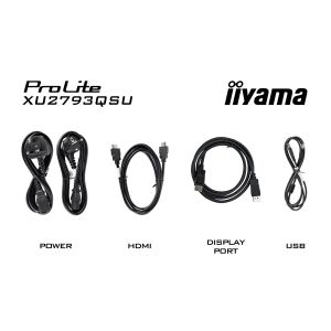 iiyama ProLite/XU2793QSU-B6/27"/IPS/QHD/100Hz/1ms/Black/3R XU2793QSU-B6