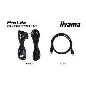 iiyama ProLite/XUB2793HS-B6/27"/IPS/FHD/100Hz/1ms/Black/3R XUB2793HS-B6