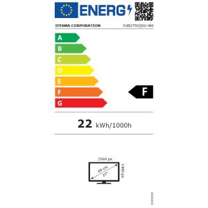 iiyama ProLite/XUB2792QSU-W6/27"/IPS/QHD/100Hz/0,4ms/White/3R XUB2792QSU-W6