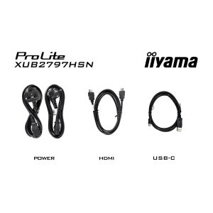 iiyama ProLite/XUB2797HSN-B1/27"/IPS/FHD/100Hz/1ms/Black/3R XUB2797HSN-B1